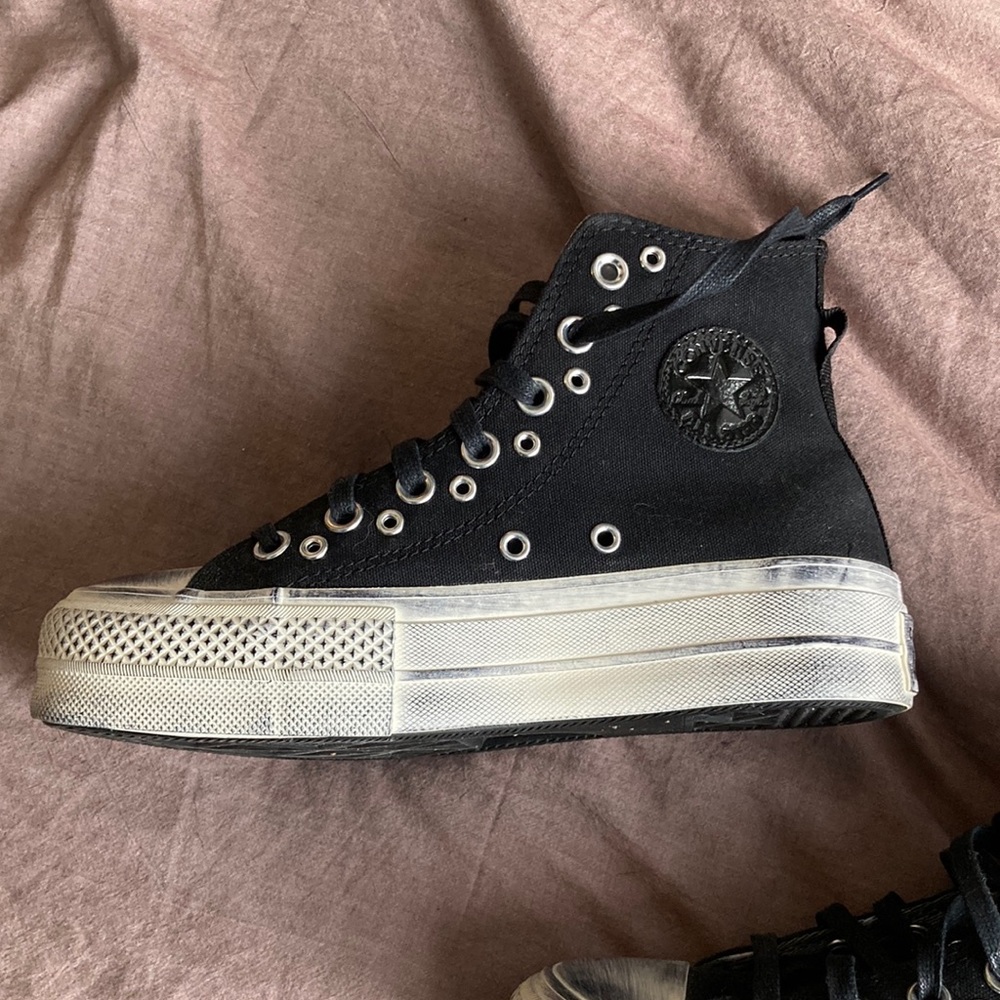 Platform high top converse